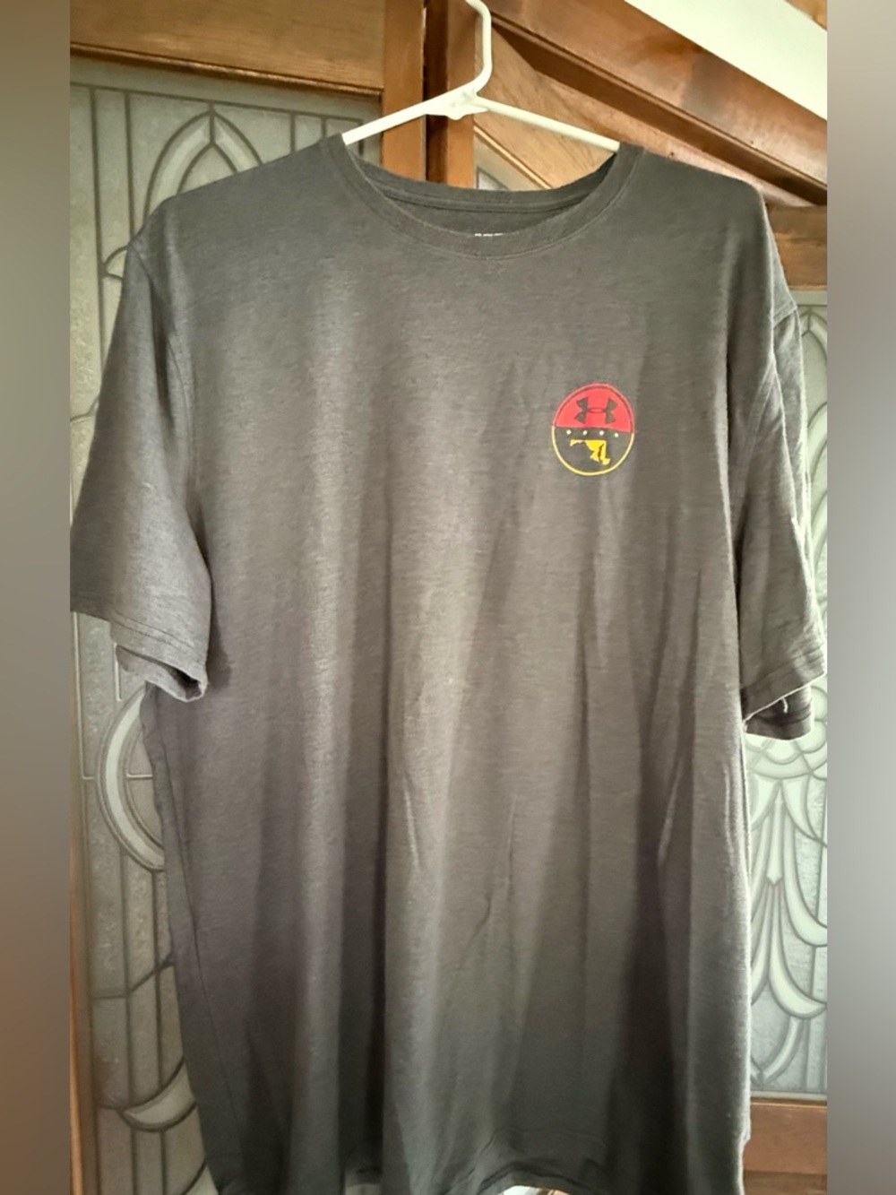 Maryland State Pride Grey Tee by Under Armour  HeatGuard  XL